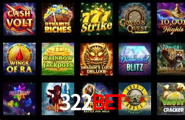Tabela RTP dos jogos de cassino da 322bet